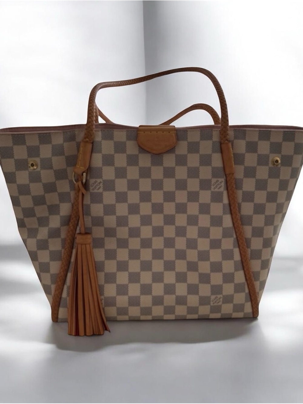 LOUIS VUITTON Damier Azur Propriano With Tassel - Picture 1 of 7